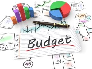 Avoid costly ppc mistakes! Budget planning with graphs and percentages.