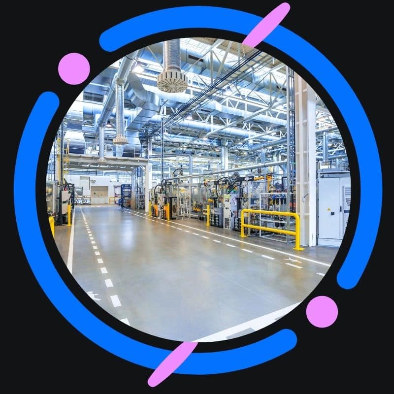 Image presents website design for industrial companies